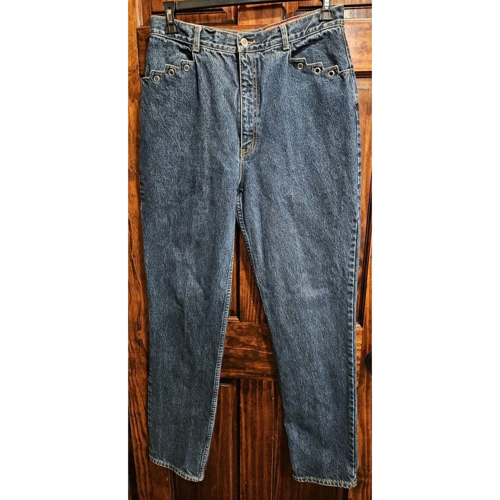 Lawman Vintage Denim Western Jeans 15/16 Relaxed Fit Sawtooth Pockets Rare Blue